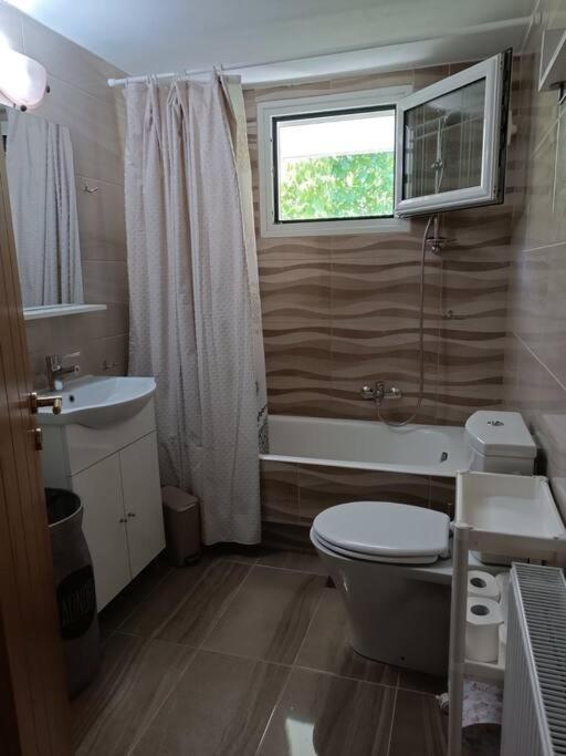 Ολόκληρος Όροφος Αγροτική Οικία Appartement Néos Pírgos Buitenkant foto